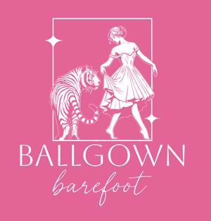 ballgown barefoot